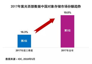 紫光西部數(shù)據(jù)2017年Q4在對(duì)象存儲(chǔ)市場(chǎng)占有率突破19%，信息技術(shù)咨詢服務(wù)成關(guān)鍵驅(qū)動(dòng)力