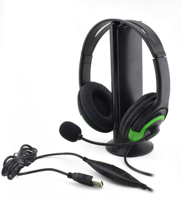 時(shí)尚黑綠新款PS3游戲機(jī)玩家耳豪華頭戴式USB電腦線(xiàn)控麥克風(fēng)評(píng)測(cè)與導(dǎo)購(gòu)